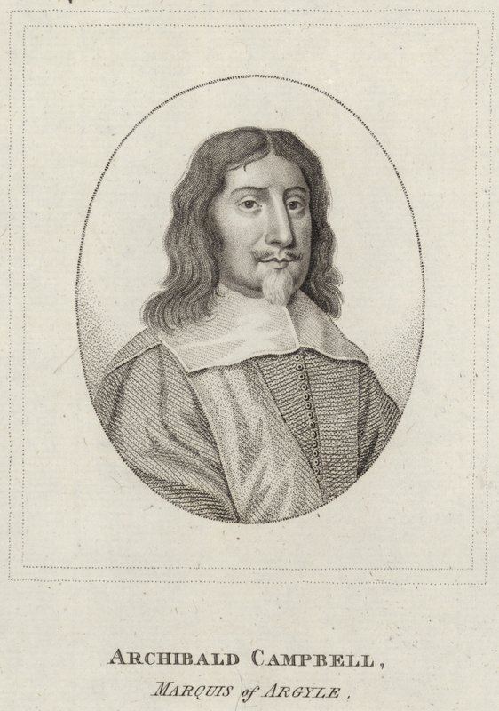 Portret van Archibald Campbell door English School