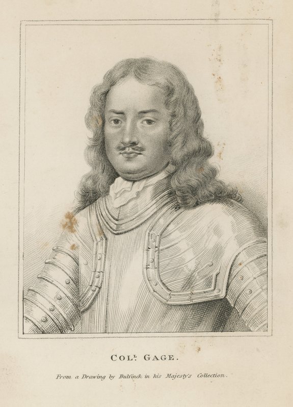 Portret van Kolonel Gage door English School