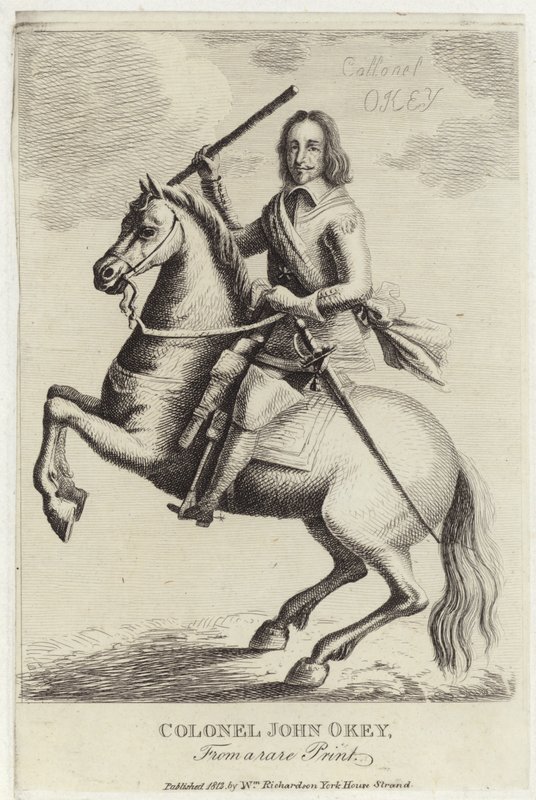 Portret van Kolonel John Okey door English School