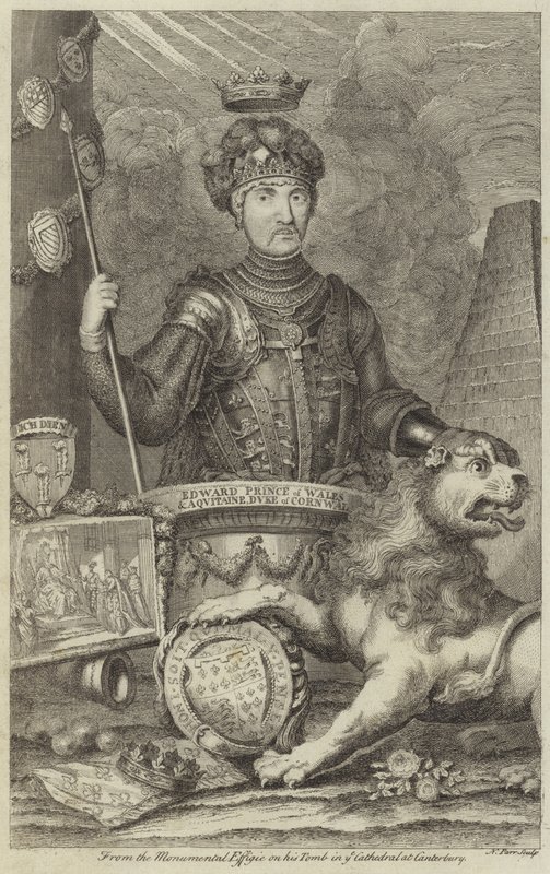 Portret van Eduard, Prins van Wales door English School