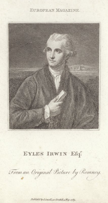 Portret van Eyles Irwin door English School
