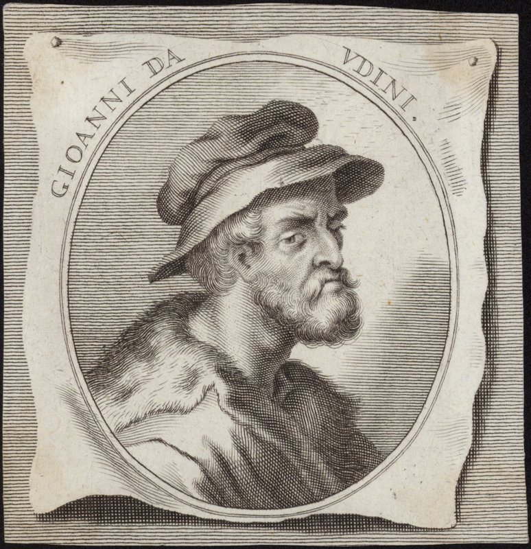 Portret van Giovanni da Udine door English School