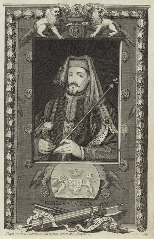Portret van Hendrik IV van Engeland door English School