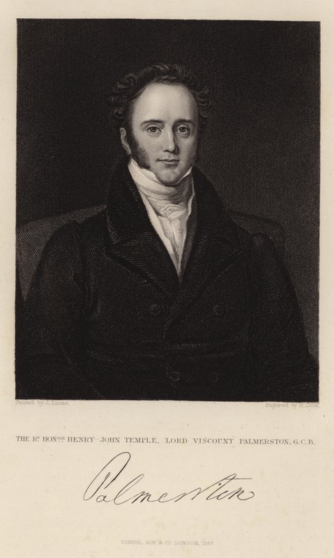 Portret van Henry John Temple door English School