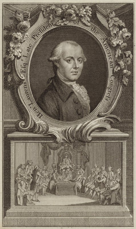 Portret van Henry Laurens door English School