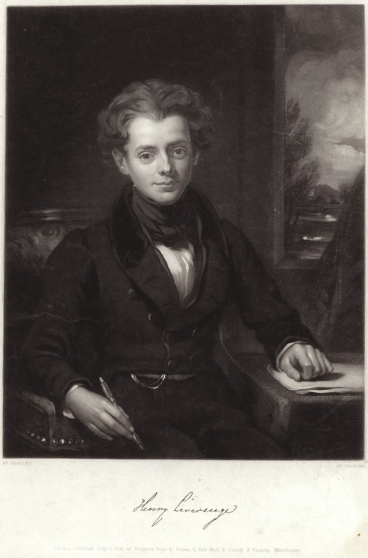 Portret van Henry Liverseege door English School