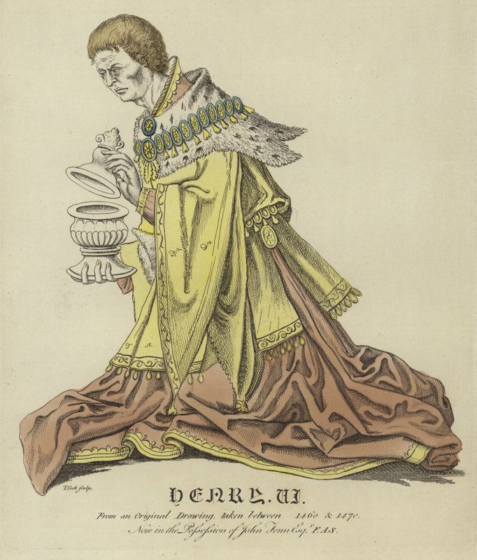 Portret van Hendrik VI van Engeland door English School