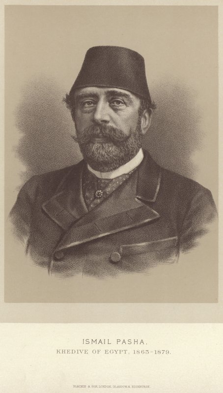 Portret van Ismail Pasha door English School