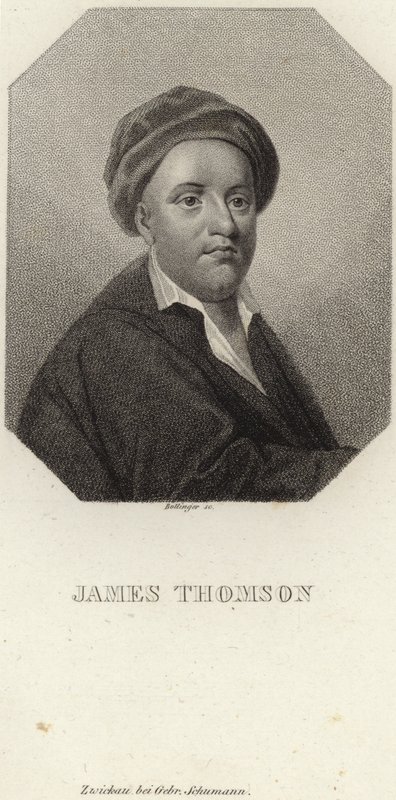 Portret van James Thomson door English School