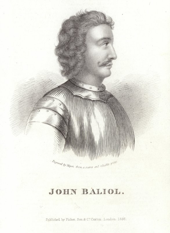 Portret van John Balliol door English School