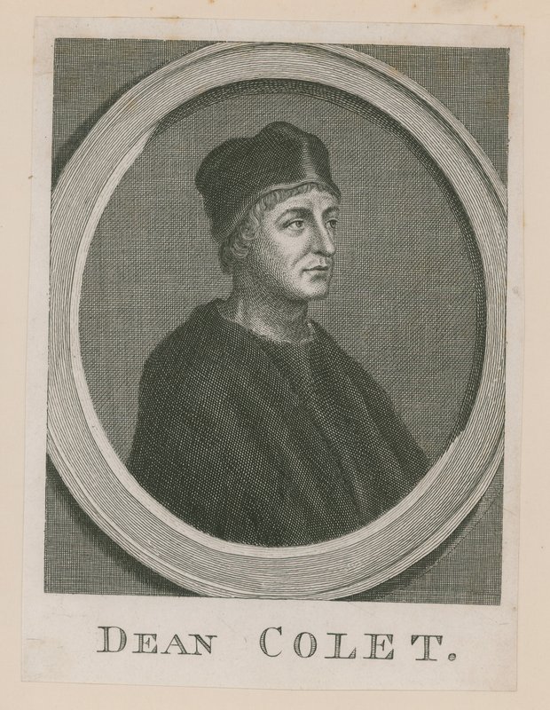 Portret van John Colet door English School