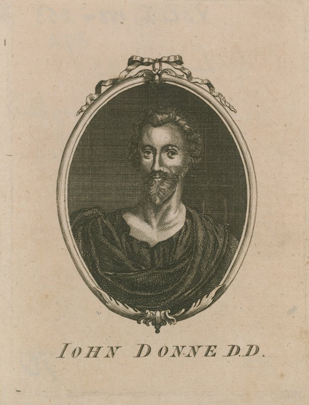 Portret van John Donne door English School
