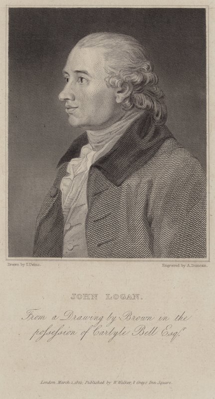 Portret van John Logan door English School