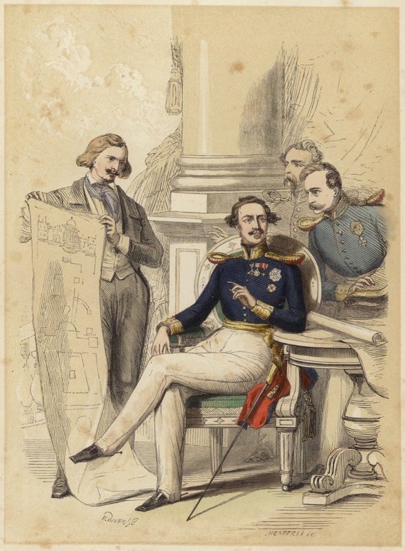 Portret van Koning Ludwig II van Beieren door English School