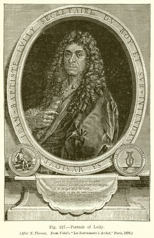 Portret van Lully door English School