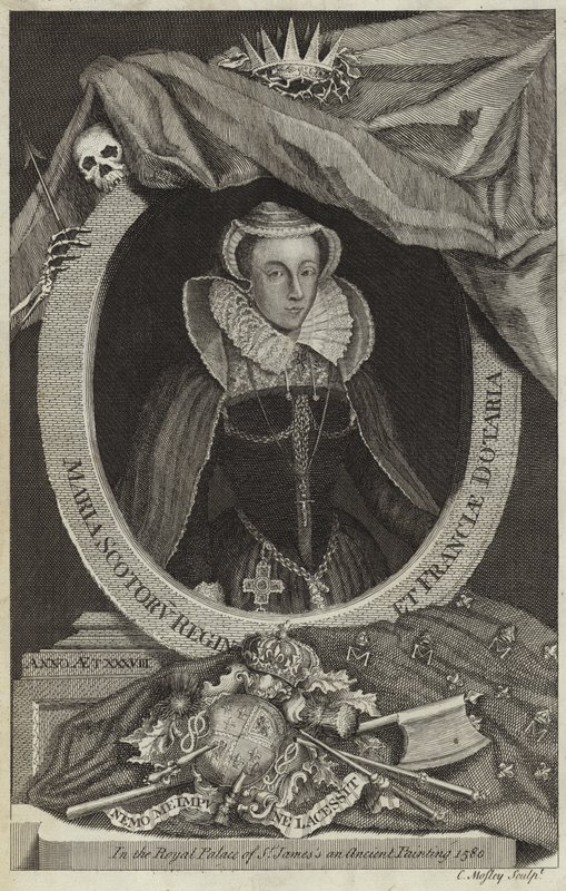 Portret van Maria, Koningin van Schotland door English School