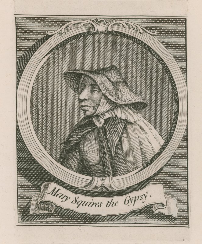 Portret van Mary Squires door English School