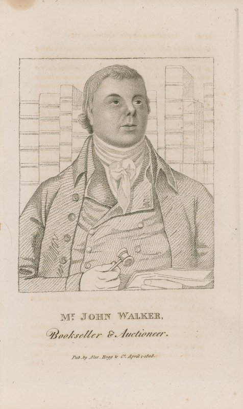 Portret van Mr John Walker door English School