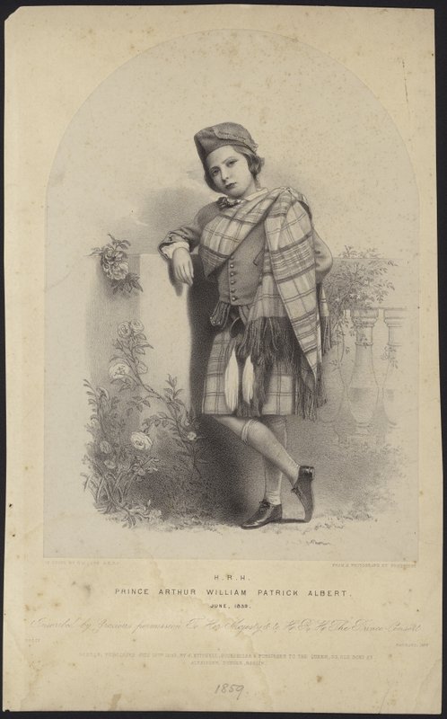Portret van Prins Arthur door English School