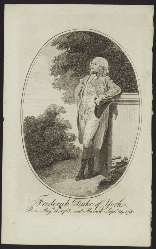 Portret van Prins Frederick, Hertog van York en Albany door English School