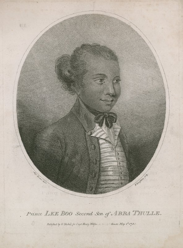 Portret van prins Lee Boo van Palau door English School