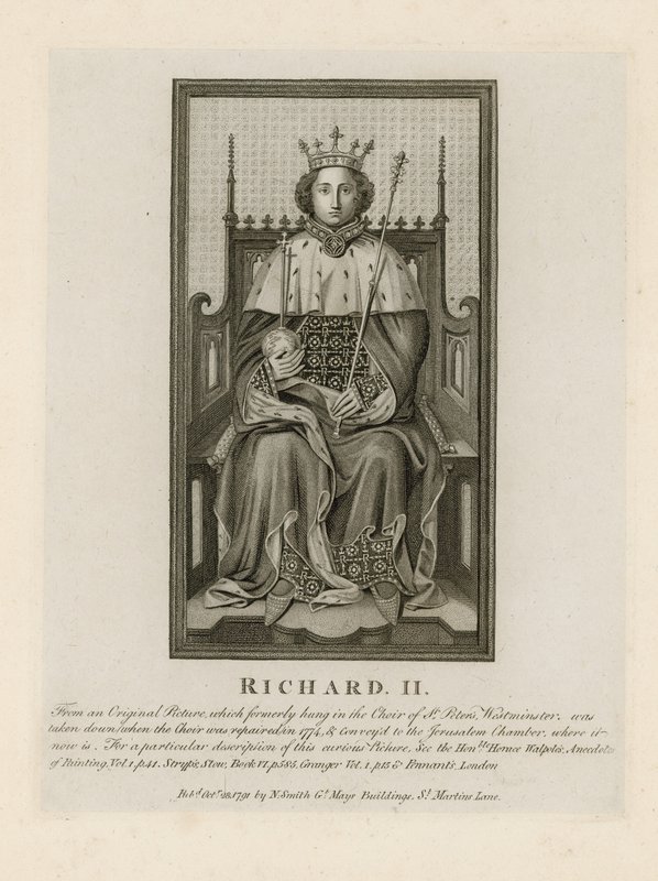 Portret van Richard II door English School
