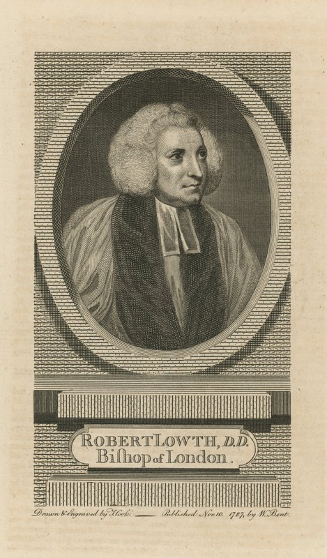 Portret van Robert Lowth door English School