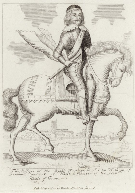 Portret van Sir John Hotham de jongere door English School