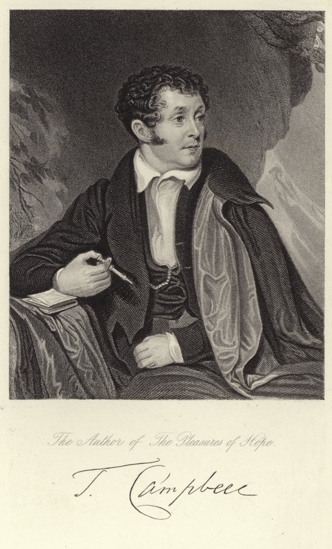 Portret van Thomas Campbell door English School