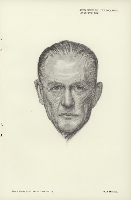 Portret van W B Maxwell door English School