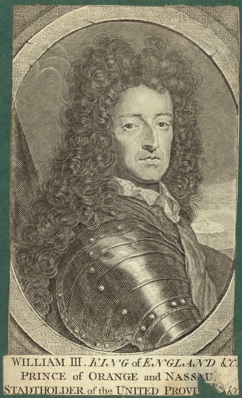 Portret van Willem III, Prins van Oranje door English School