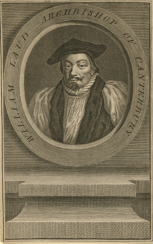 Portret van William Laud door English School