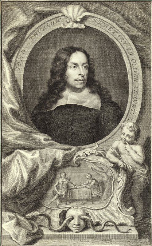 Portret van John Thurloe door English School
