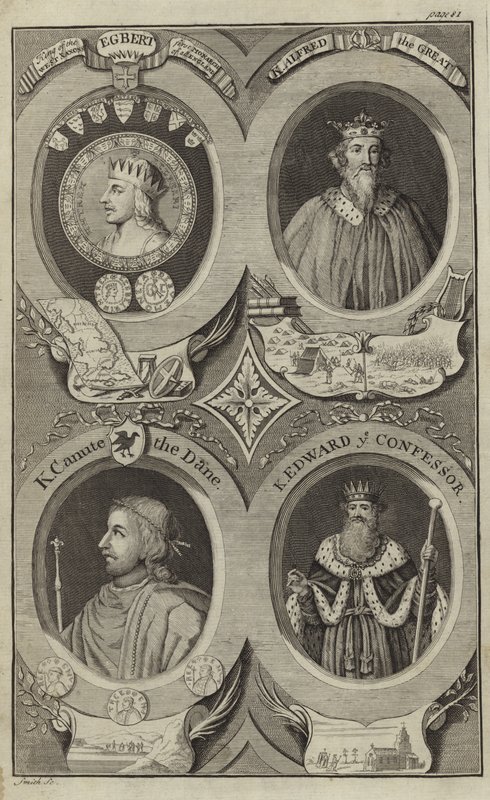 Portretten van Koningen van Engeland door English School