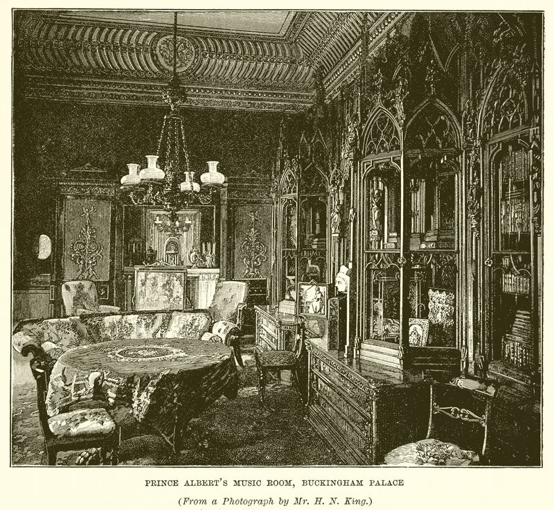 Muziekkamer van Prins Albert, Buckingham Palace door English School