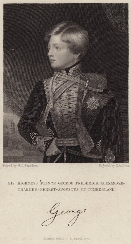 Prins George-Frederik-Alexander-Karel-Ernst-Augustus van Cumberland door English School