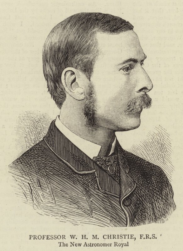 Professor W H M Christie, FRS door English School