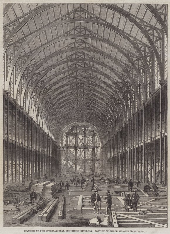 Voortgang van het Internationale Tentoonstellingsgebouw, Deel van het Schip door English School