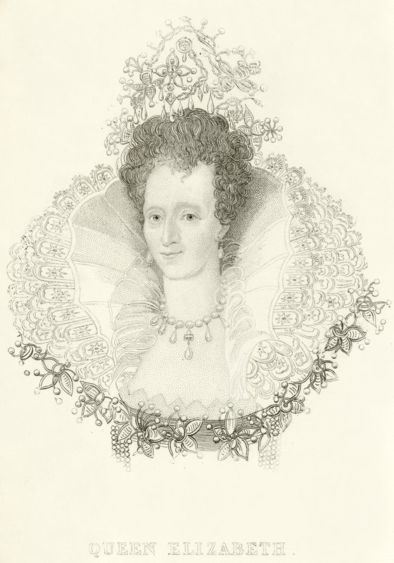 Koningin Elizabeth door English School