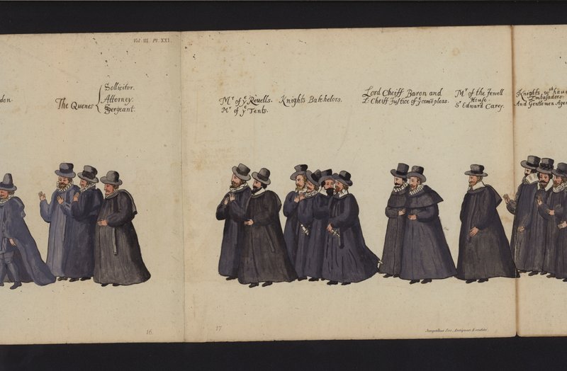 Begrafenisstoet van Koningin Elizabeth I door English School
