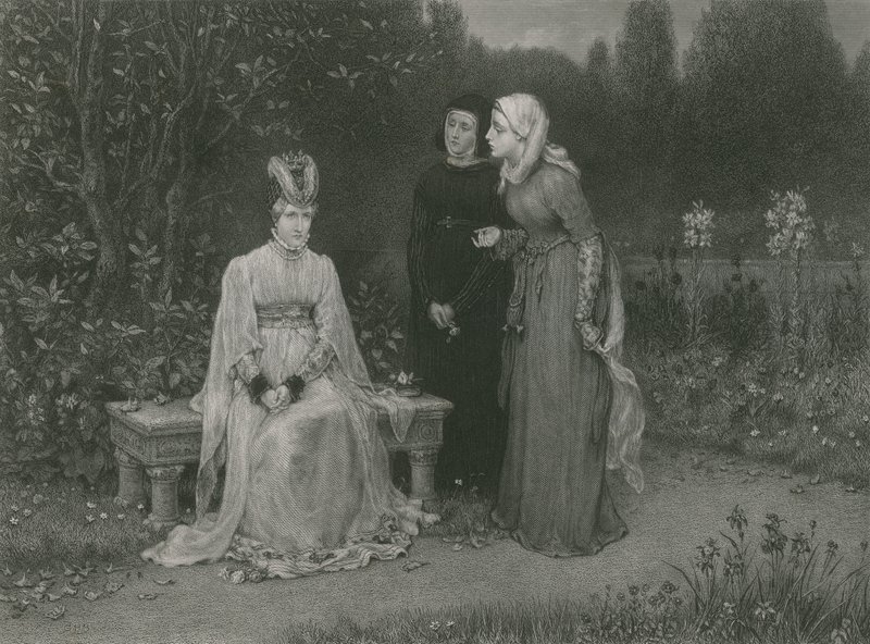 Koningin Isabella en Haar Dames, Koning Richard II door English School