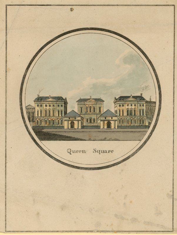 Queen Square door English School