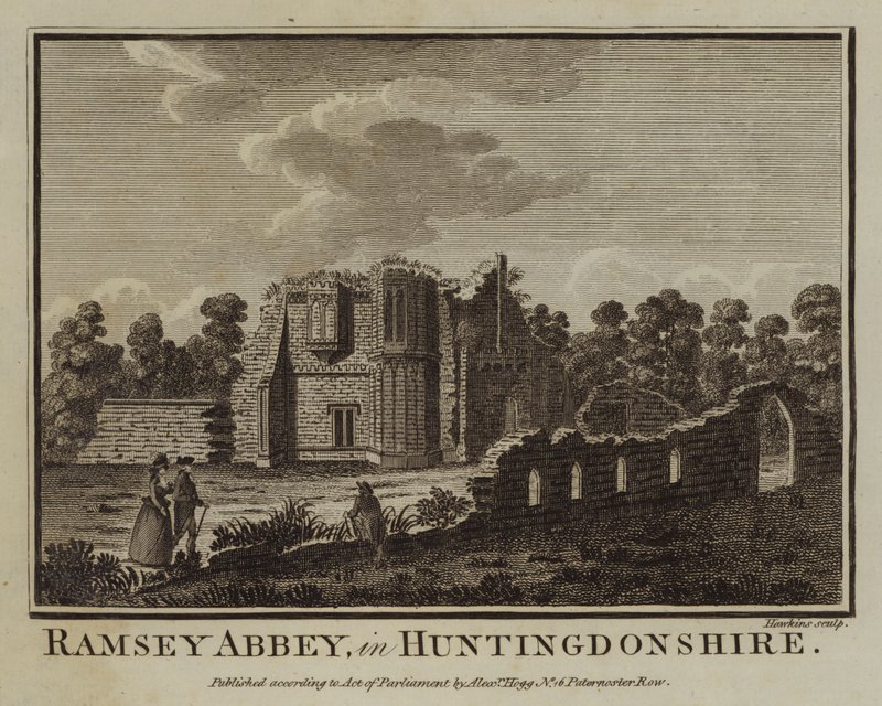 Ramsey Abdij, in Huntingdonshire door English School