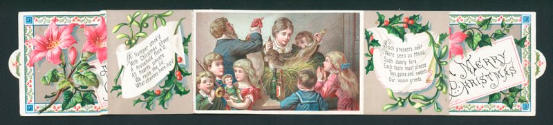Ontvangst van een Kerstpakket, Kaart (Boekmerk) door English School