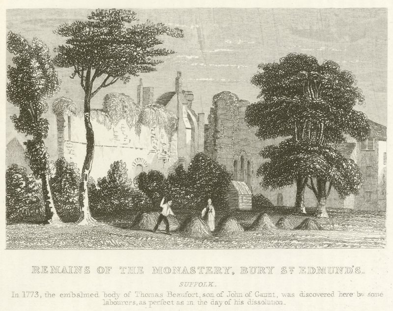 Overblijfselen van het Klooster, Bury St Edmund