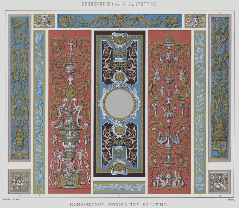 Renaissance, 16e en 17e eeuw, Renaissance decoratieve schilderkunst door English School