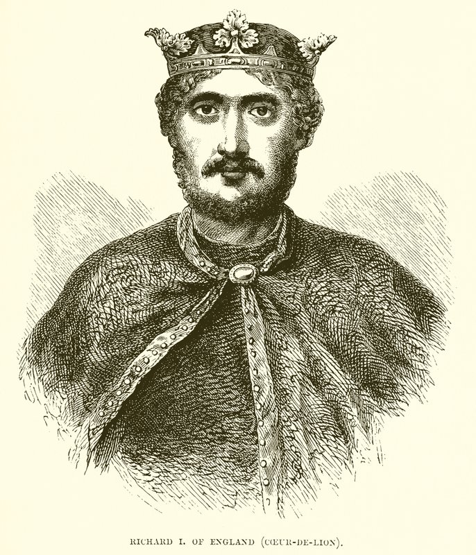 Richard I van Engeland door English School