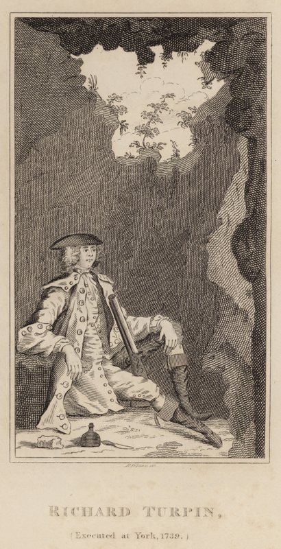 Richard Turpin, geëxecuteerd in York, 1739 door English School