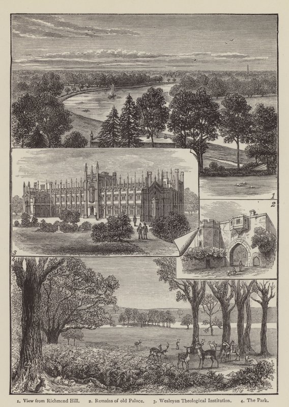 Richmond (engraving) door English School