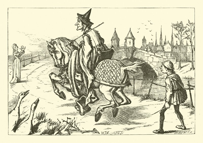 Rijd een Haan-paard naar Banbury Cross door English School